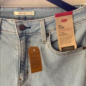 Levi's Women's 726 Flare Jeans in Light Blue W31 x L34 NWT Never Worn